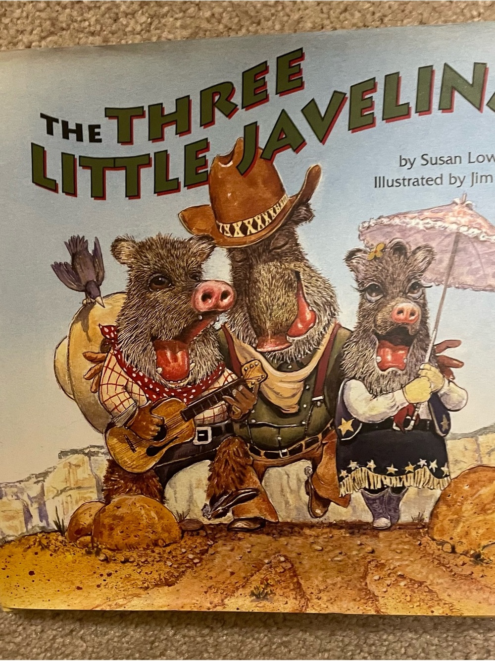 The Three Little Javelinas Picture Book - Colorful Illustrations